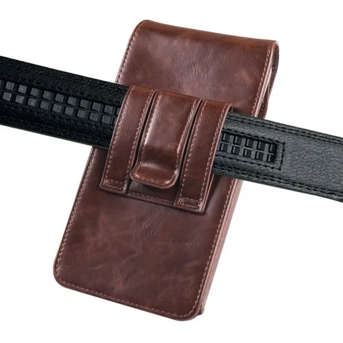 Attache Porte-Téléphone en Cuir